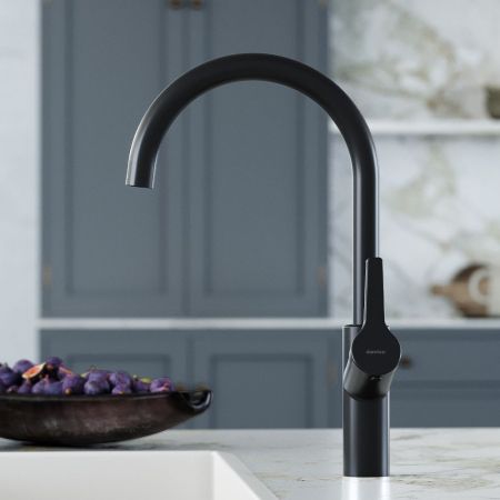 310720300 Eclipse, смеситель для кухни, черный, артикул 310720300