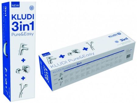 Набор KLUDI PURE&EASY 376850565 (хром, латунь), шт Набор KLUDI PURE&EASY 376850565 (хром, латунь), шт