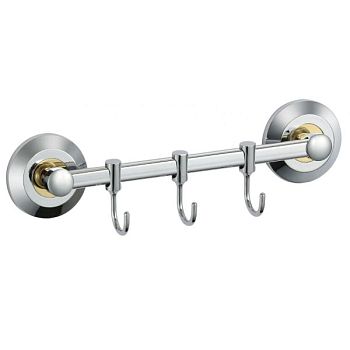 Планка с крючками Savol S-007173, хром