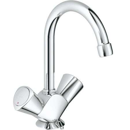 Смеситель для раковины GROHE Costa S с цепочкой, хром (21338001), артикул 21338001