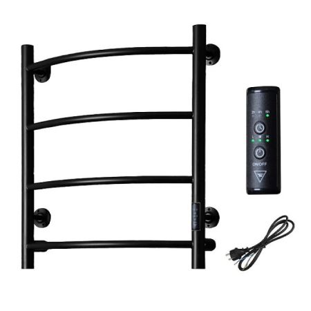Полотенцесушитель электрический (лесенка) Тругор Пэк сп 5 60х50 см, черный, артикул Пэк сп 5/6050 черный ВГП