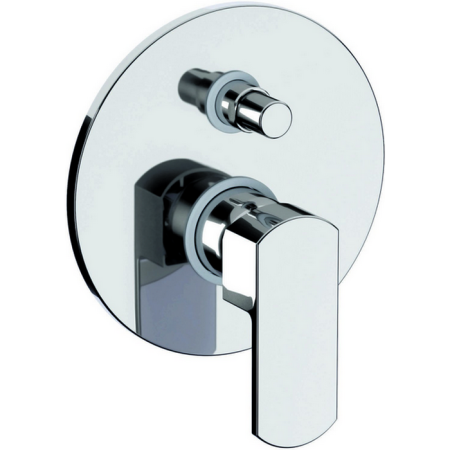 CISAL Roadster Внешняя часть встраиваемого однорычажного смесителя для ванны/душа, цвет хром, артикул RR00210021 Акция