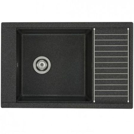 Кухонная мойка Акватон Делия 78 1A715132DE210 Графит, артикул 1A715132DE210