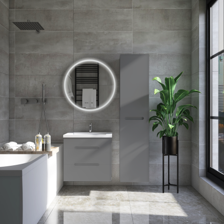 Пенал VIANT "Марсель" подвесной правый/левый графит 300х300х1600 (VMAR300G-PEN), артикул VMAR300G-PEN