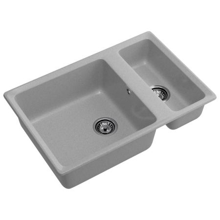 Кухонная мойка GranFest LEVEL 760K, серый, артикул LV-760K серый
