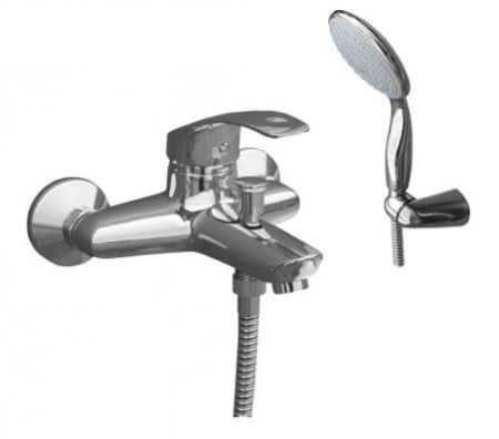 Смеситель для ванны с автоматическим переключением и душ.лейкой, артикул MS054.5/2
