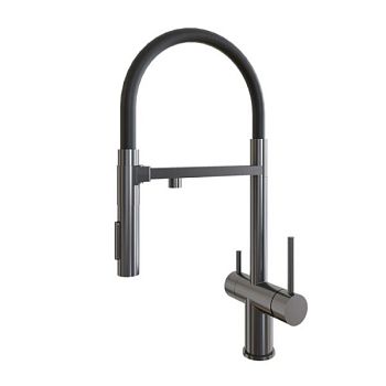 Смеситель для кухни Grandex Aqua Choice-S 9020153, графит