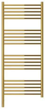 Полотенцесушитель электрический "БОГЕМА 3.0" прямая 1200х500 / МЭМ левый (Золото), артикул 03-5804-1250