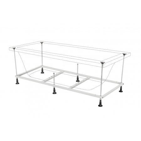 Ванна BERGES акриловая LUMBO 150x75 с каркасом