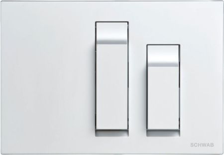 Schwab Vivo, панель смыва с двумя клавишами, цвет глянцевый хром