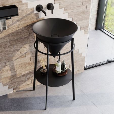 Металлическая структура CONO напольная 44, черная матовая