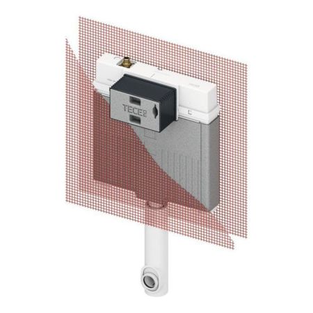 Застенный бачок TECEbox Octa 2, с арматурной сеткой, для напольного унитаза, артикул 9370500