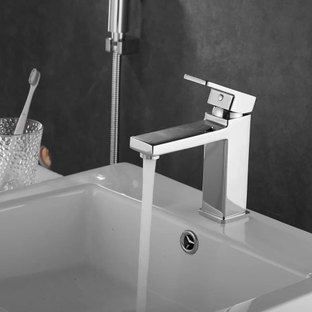 Смеситель для раковины с гигиеническим душем Shevanik S8271, хром, артикул S8271