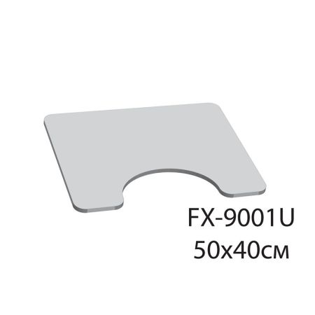 Коврик для ванной комнаты FIXSEN LUSH FX-9001U, серый, артикул FX-9001U