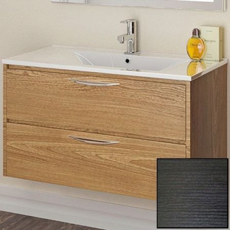 Тумба с раковиной SanVit Мэри-2 120 kmery1202 с фактурой под дерево подвесная Венге, артикул kmery1202