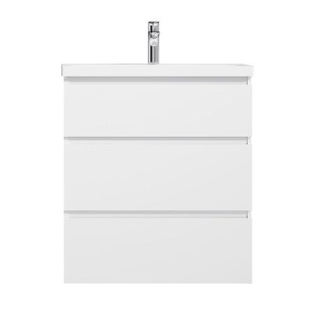 M91FSX0752WG GEM S, База под раковину, напольная, 75 см, 3 ящика, белый глянец, артикул M91FSX0752WG