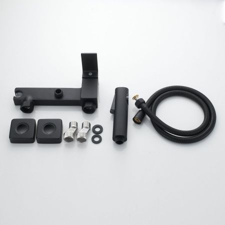 Гигиенический душ со смесителем Shevanik S9605H-1, черный