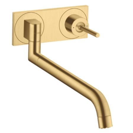 AX Uno² Смеситель для кухни , цвет шлифованное золото, артикул 38815250