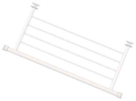 ПОЛКА прямая 4П (L - 470 мм) н/ж для ДР "СУНЕРЖА" (Матовый белый), артикул 30-2012-4470