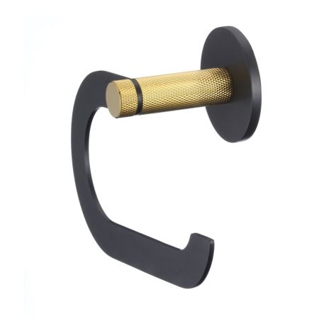 Держатель для туалетной бумаги Savol S-002152HB, черный/золото, артикул S-002152HB