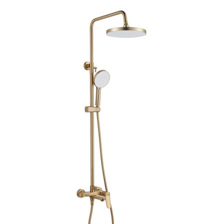 Душевая система Shevanik S4336G, золотой сатин, артикул S4336G