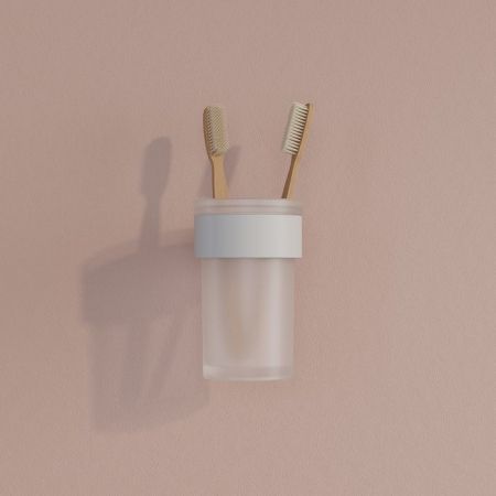 Стакан, нержавеющая сталь, Petite, белый матовый, IDDIS, PETWTSGi45, артикул PETWTSGi45