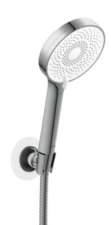Душевой гарнитур Cersanit FERRO (держатель лейки) 3 режима шланг 150 металл круг (64086), артикул 64086