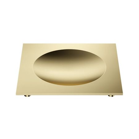 Decor Walther Cube DW 351 Мыльница настольная, цвет: золото матовое, артикул 0837282