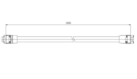 Шланг для душа 160см AQUATEK, матовый черный AQ2111MB, артикул AQ2111MB