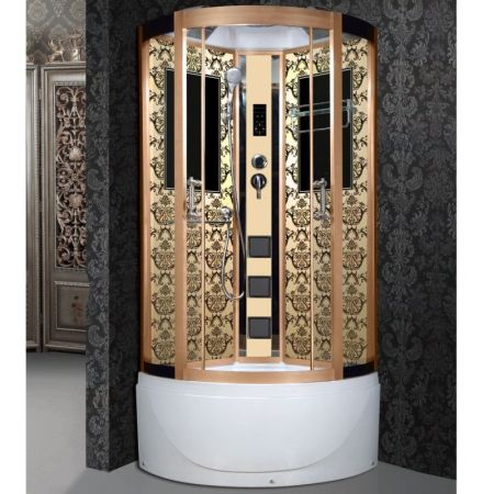 Душевая кабина Niagara Lux 7790 90x90 профиль Золото задняя стенка Золото, артикул 7790G