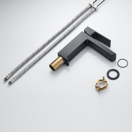 Смеситель для раковины Rose R1801H-1, черный