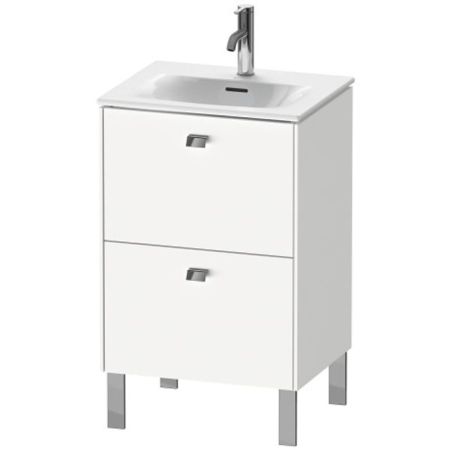 Duravit Brioso Тумба напольная под раковину # 234453, 2 ящика, 685x520x419мм, цвет White High Gloss, артикул BR450902222