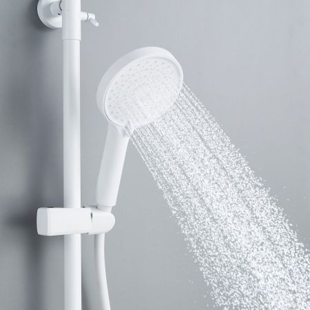 Душевая система Shevanik S4336C, белый