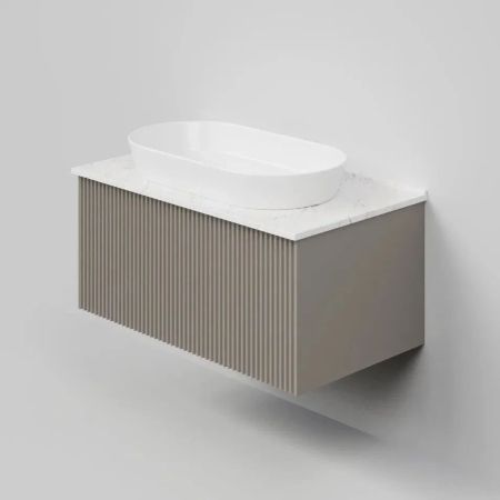 Тумба под раковину подвесная La Fenice Terra FNC-01-TER-C-80, бежевая, артикул FNC-01-TER-C-80
