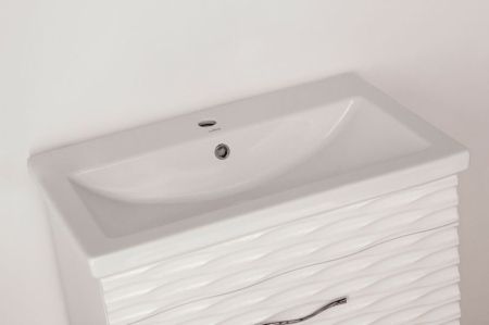 Тумба под раковину Style Line Ассоль 70 Люкс Plus ЛС-00000358 Техно платина, артикул ЛС-00000358