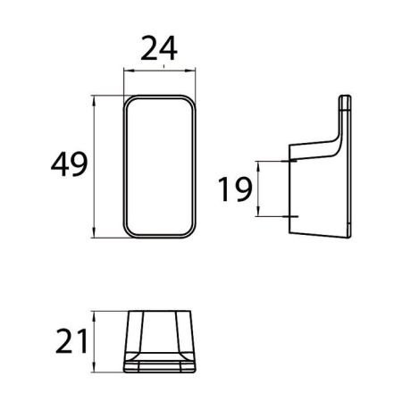 Emco Art Крючок, цвет хром