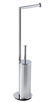 Stil Haus Medea, стойка: бумагодержатель + ерш металлический, цвет хром