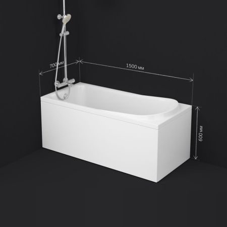 W80A-150-070W-A Like, ванна акриловая A0 150х70 см, шт, артикул W80A-150-070W-A