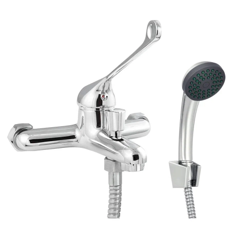 Смеситель для ванны с хирургической ручкой Славен СЛ-ОД-Х30, хром, артикул СЛ-ОД-Х30
