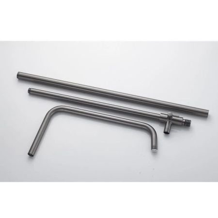 Душевая система Knotlor KN-62/GM, вороненая сталь, артикул KN-62/GM