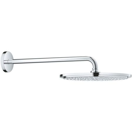 Верхний душ с душевым кронштейном GROHE Rainshower, диаметр 310 мм, хром (26257000)