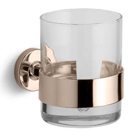 Bertocci Cinquecento  Стакан подвесной, цвет: прозрачное стекло/nichel mat, артикул 110 0500 6050