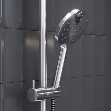 977810000 Jupiter душевая система ванна/ душ, с ТМС смесителем, хром, артикул 977810000