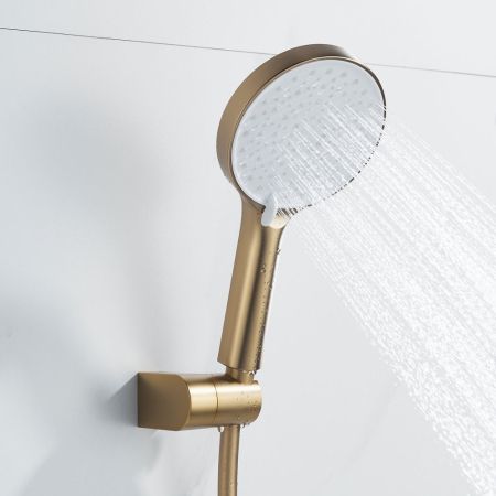 Смеситель для душа Shevanik S4716G, золотой сатин