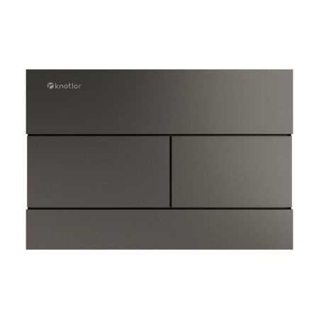 Клавиша смыва Knotlor BIS103GM, вороненая сталь, артикул BIS103GM