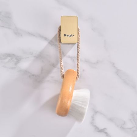 Крючок для ванной комнаты Raglo R301.05.03, золотой сатин