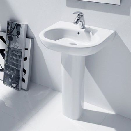 Раковина Roca Meridian 65 327241000 Белая, артикул 327241000