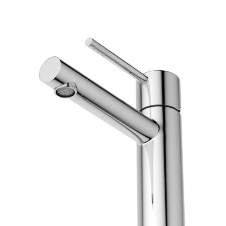 RELAX-LS2-NOP Смеситель для раковины однорычажный с донным клапаном, черный матовый, артикул RELAX-LS2-NOP