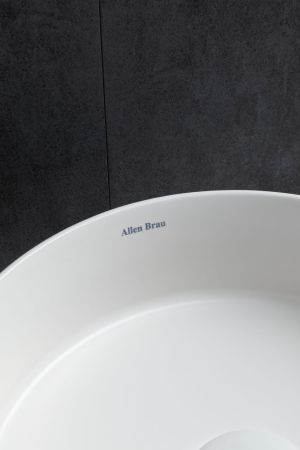 Раковина накладная Allen Brau Fantasy Line 36 4.11032.21 белый матовый, артикул 4.11032.21