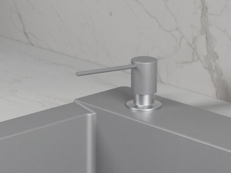 Дозатор для кухонной мойки GRANULA (22PD, АЛЮМИНИУМ), артикул 22PD, АЛЮМИНИУМ